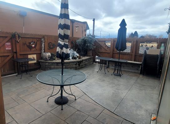 Courtyard at O'Learys Pub in Colorado Springs, Colorado
